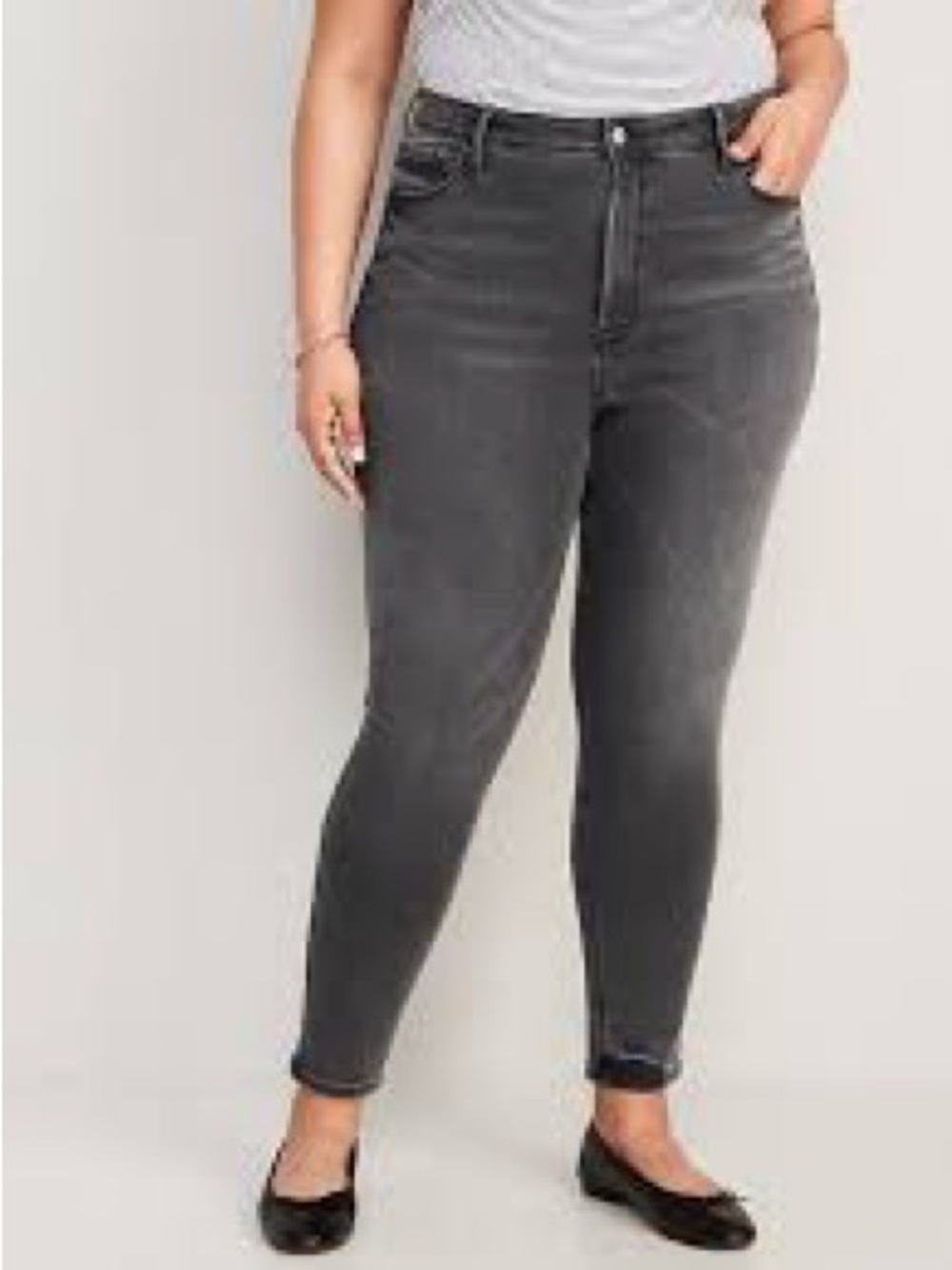 Old Navy Rockstar High Rise Super Skinny Button Fly Jeans 16